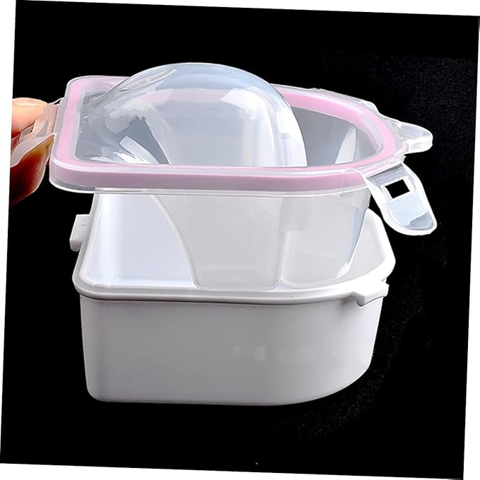 minkissy 2pcs Spa Nail Soaking Bowl for Manicure Soak off Bowl Tools for Nail Art Supplies