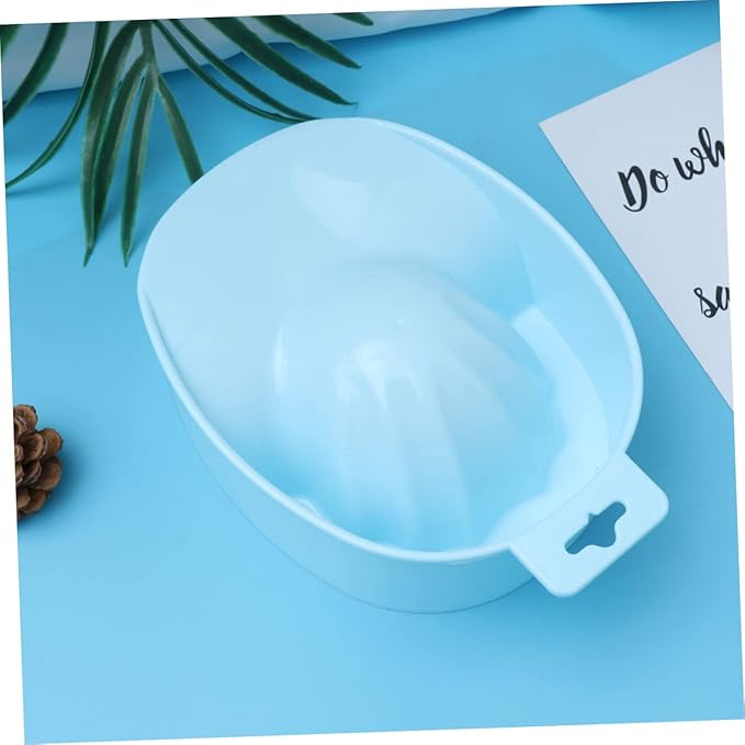 1pc Single-layer Nail Care Bowl for Soaking and Removal Manicure Tray for Home Salon Use Fits up to Nails for Cuticle Softening and Art Preparation