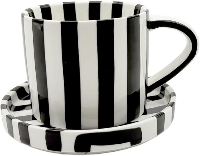 8 Oz Ceramic Coffee Mug Espresso Cups by CACXKEP