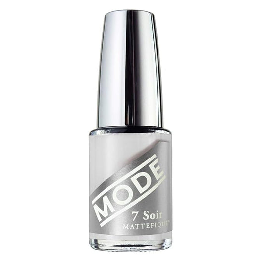 MODE Matte Top Coat Nail Lacquer MATTEFIQUE Fast Dry, Shine-Free, Smooth Velvet Finish Manicure Topper, Vegan Nail Polish, Made in NY USA
