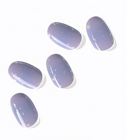 NOVA, Female Founded, Semi Cured Gel Nail Strips (Nova) - The 10 Minute Manicure. Salon-Quality, Works with Any Nail Lamp, Easy to Apply & Remove - Incl. Nail File & Wooden Stick (Nova)