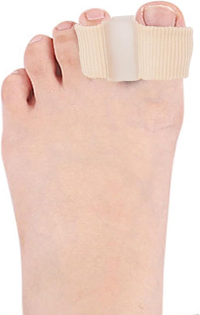 Toe Separators for Overlapping Toes, Hammer Toe Straightener, Toe Spacers Women Men, Gel Toe Separators to Correct Your Toes,Toe Separator for Bunion Pain Relief for Hallux Valgus, Foot Pain (L)