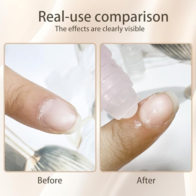 8ml/0.27 FL.oz Cuticle Oil Roller Nourishing Moisturizing Roll On Cuticle Oil for Convenient Portable Nail Rollerball for On the Go Hydration and Care(Lemon&Green Tea)