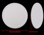 ONLYKXY 3 Pieces 3.93 Inch Silicone Coasters, Round Coasters - Image 2