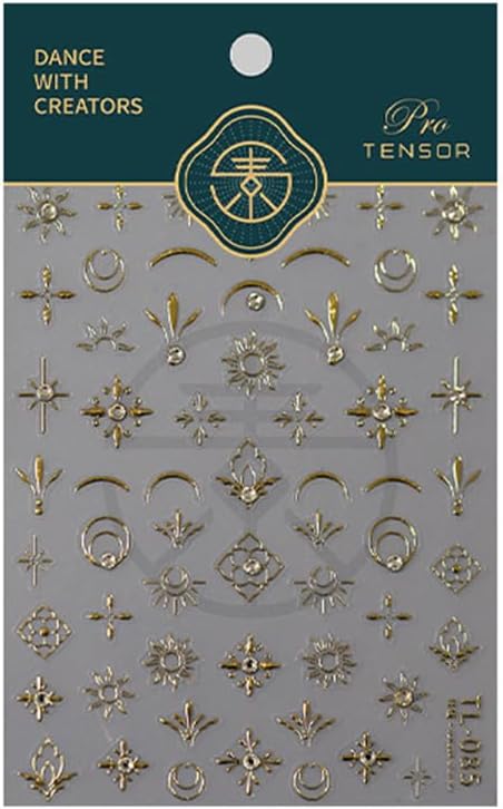 Gold Flower Nail Art Stickers 5D Embossed Retro Nail Decals Bohemia Flower Designs Self Adhesive Gel Nail Art Supplies Accessories Colorful Nail Stickers for Women Nail Decoration