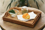 Hand-Woven Rattan Rectangular Serving Tray - Image 5