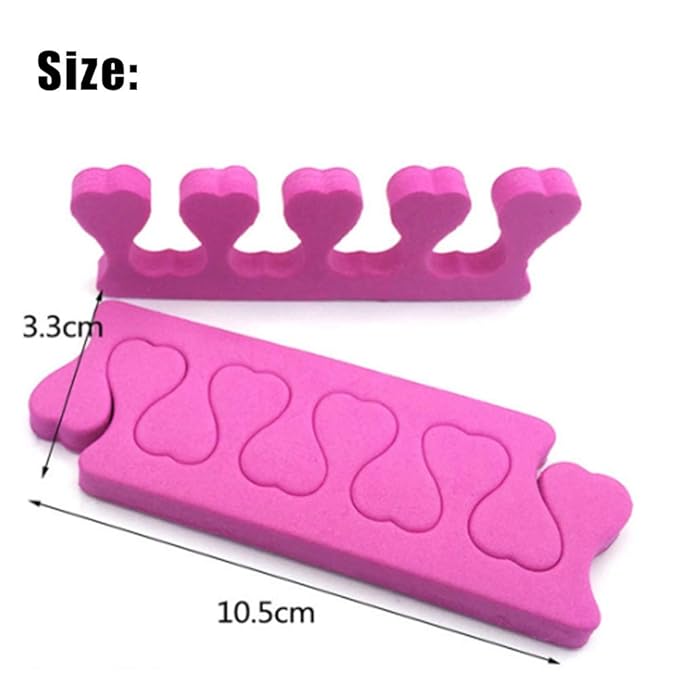 Toe Separators Toe Spacers Variety Colors Series (12 Pairs)- Apply Nail Polish During Pedicure Manicure - Stocking Stuffers for Women Girls - Nail Spa Party Supplies (Multicolors 12-Pairs)