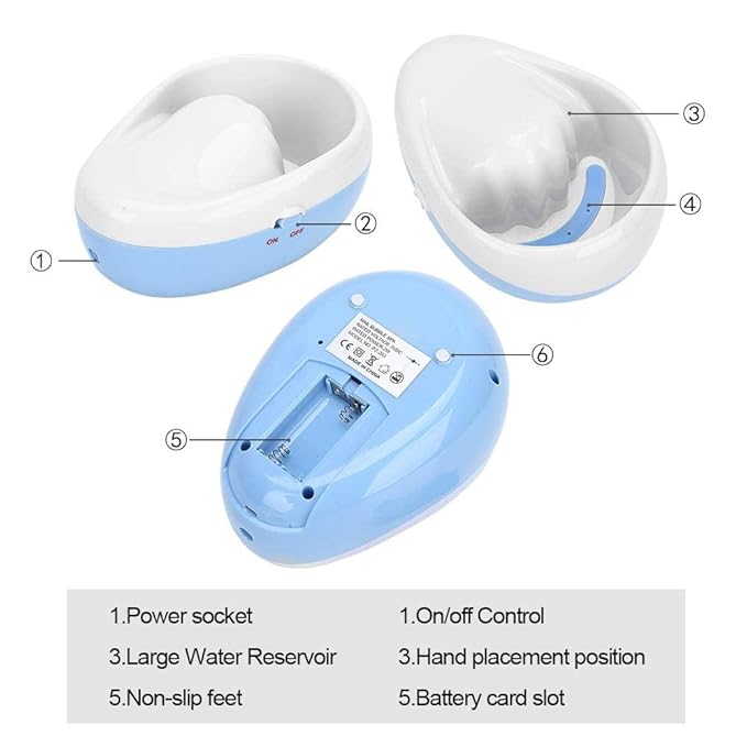 Electric Bubble Nail Soaking Bowl, Durable Manicure Hand Bowl Jet Spa Massage Nail Treatment Remover Manicure Spa Tool for Soak Soothing Relaxing Manicure Machine Soften Cuticles