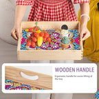 EWJRNSF Diamond Art Kits for Adults Wooden Serving Trays - Image 6