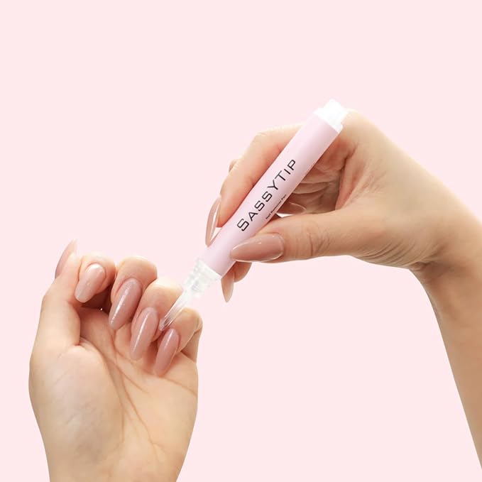 Nail Glue Remover Pen for Press On Nails, Portable Fast-Acting Jojoba Oil Formula, Acetone-Free, At-Home & Travel Care 2ml/0.11fl. oz. (2 Pcs Nail Glue Remover Pens)