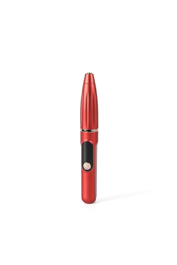 Cordless Electric Nail Drill 35000RPM Rechargeable Portable Nail File Kit for Acrylic & Gel Nails, Professional Manicure Pedicure Buffer Tool for Home & Salon (Red)