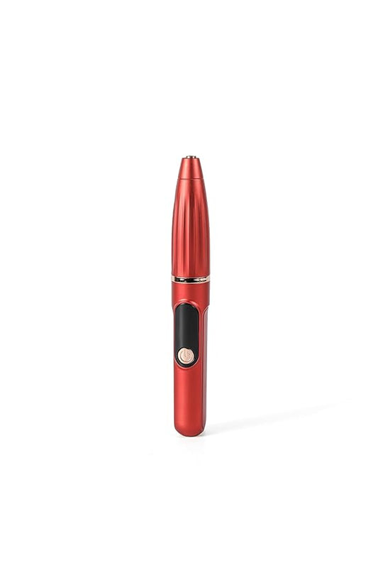 Cordless Electric Nail Drill 35000RPM Rechargeable Portable Nail File Kit for Acrylic & Gel Nails, Professional Manicure Pedicure Buffer Tool for Home & Salon (Red)