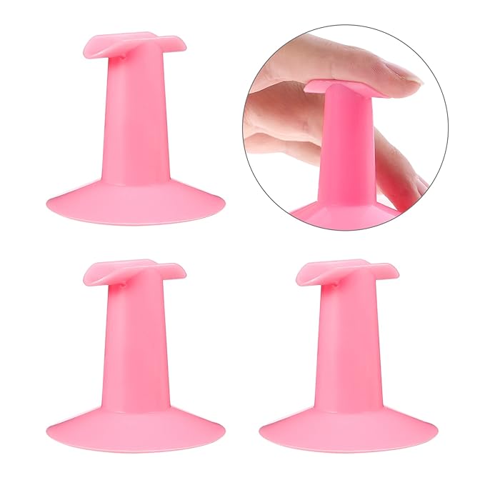 ARTIBETTER 3pcs Plastic Nail Art Finger Rest Stand Toe Separators for Painting Salon Diy Finger