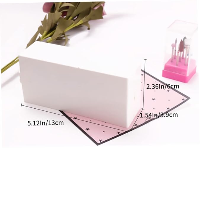 Nail Drill Bits Display Holders Stand 30 Holes Nail Drill Storage Case Container 30 Holes Manicure Tools Nail Drill Accessories