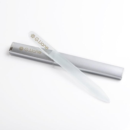 Crystal Nail File Set–Professional Nail File Manicure Pedicure Kit for Natural Nails Acrylic Nails Gels Nails Manicure Tools for Home and Salon(Clear Pointed)