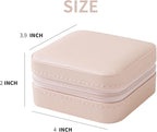 KElofoN Travel jewelry case Travel jewelry box Travel Jewelry Organizer Small - Image 2