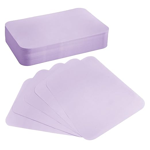 Disposable Tray Liners, Sanitary Covers for Size B Dental, Surgical, Medical Tray, Tattoo Table Station, Aesthetician Supplies, Single Use Paper Sheets 8.5" x 12.25", 1000 Pack (Lavender)