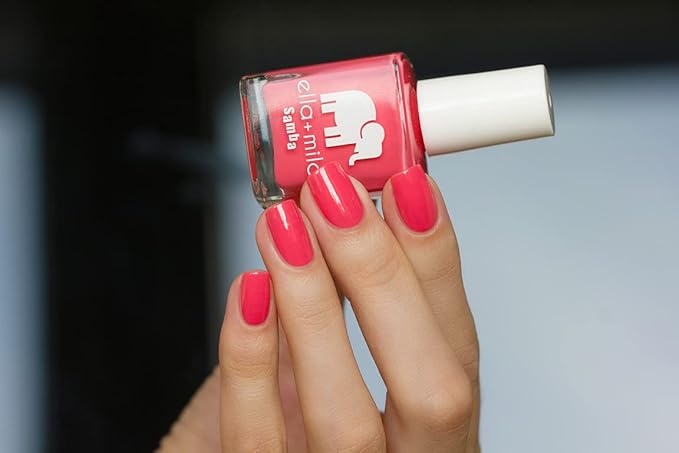 ella+mila Professional, Quick Dry, Long-Lasting & Chip-Resistant Pink Nail Polishes (Pinktini - 0.45 fl oz)