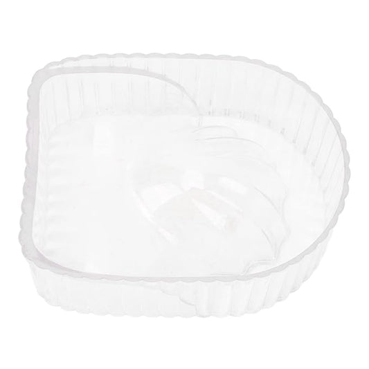 Nail Art Wash Soaker Tray, Transparent Hand Soaking Bowl Portable Acrylic Manicure Soaking Soak Bowl, Art Polish Remove Wash Soaker for Beauty Salon (Transparent)