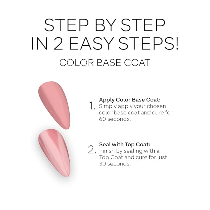 PINK MASK Gel Color Nail Polish White Quartz - Col. My Precious 15ml / o.5 oz - UV/LED Gel Polish, Non Wipe, Long Lasting, Soak Off Formula