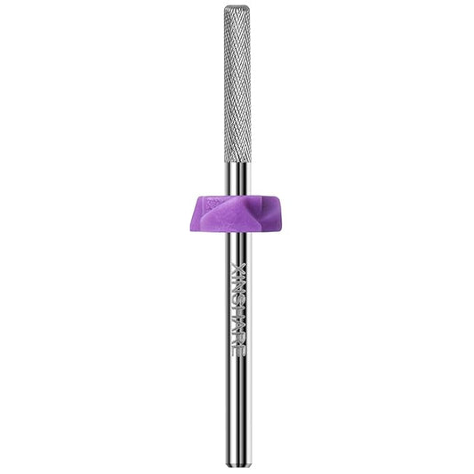 Nail Drill Bit 3/32 Inch Tungsten Carbide Professional Nature Nail Buffer Bit for Nail Cuticle Clean Manicure Pedicure Nail Efile Safety Gel Remover Home Salon Using,XXXF