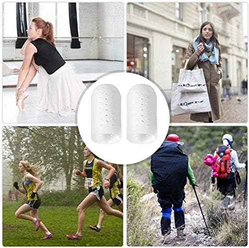 Big Toe Protectors, 10 Packs of Breathable Big Toe Caps, Silicone Toe Covers for Big Toe, Calluses, Blisters, Hammer Toe, Provide Pain Relief from Missing, Reduce Friction.