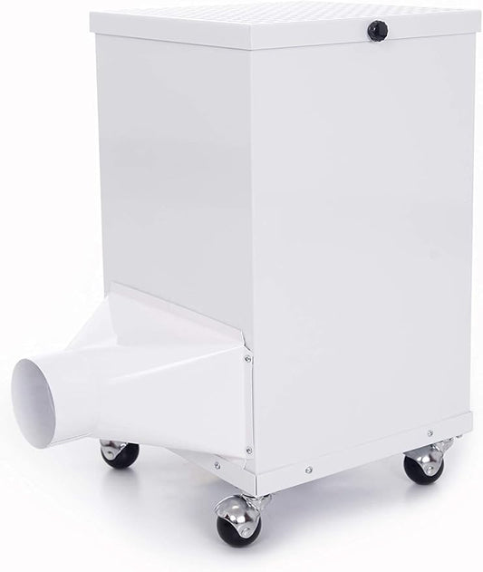 Extract-All Mobile ULPA Air Scrubber and Negative Air Filter Machine, for Industrial Commercial Medical Contamination, Isolation Rooms Usage Heavy Duty Fume Extractor and Source Capture Purifier
