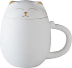 HEER Cat Ceramic Tea Mug 13.5oz by HEER
