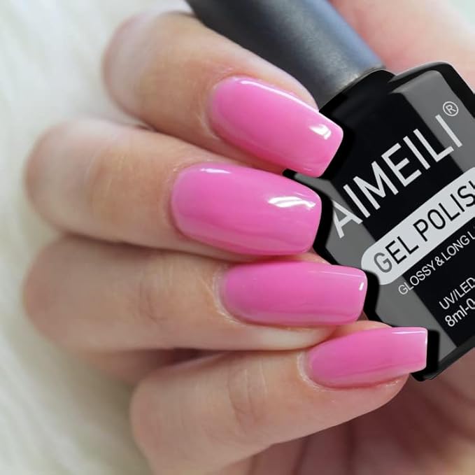 AIMEILI Gel Nail Polish, Hema Free, Cruelty Free, Vegan, Soak Off U V LED Nail Art for Women Girls Manicure Salon DIY Home - 996 8ml