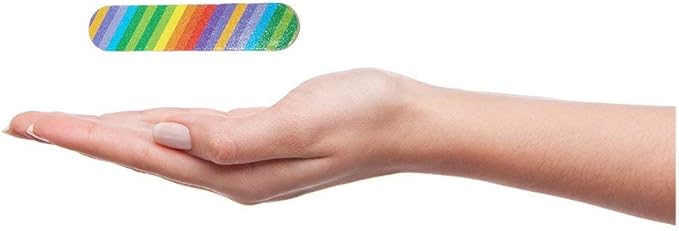 (1 Dozen) Colorful Girly Mini Emery Board Nail Files