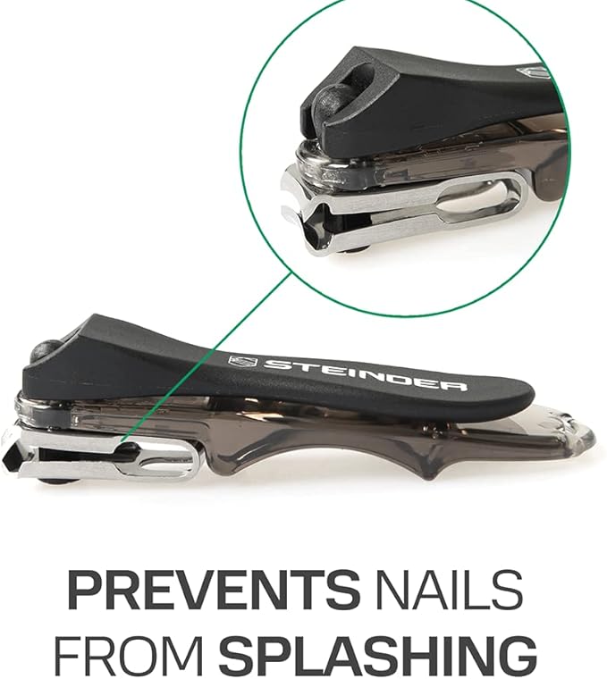 Nail Clippers, Steinder® Easy 360 Rotation Nail Clippers Set Made in Korea/cortauñas cortaúñas de Manos y pies/Gift for Men & Women Convenient Senior for Thick Toe Nail.