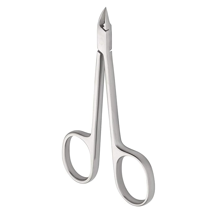 Staleks PODO 20 Podology Scissors-Style Nippers – 7 mm Straight Blades Without Heel – Designed for Corn and Cuticle Work