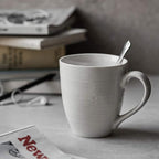 DOWAN Coffee Mugs, 17 Oz Coffee Mug Set of 6, Corrugated Tea Mugs - Image 6