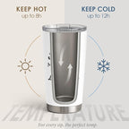 Wife Tumbler 20oz, Stainless Steel Travel Cup - Image 3