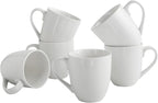 Coffee Mugs Set of 6, 16Oz Large Ceramic Mugs by FEENMAICeramicHome