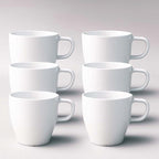 6-Pack 10oz Unbreakable Coffee Mugs, Microwave Safe Premium Drinkware, by GESHUPOR
