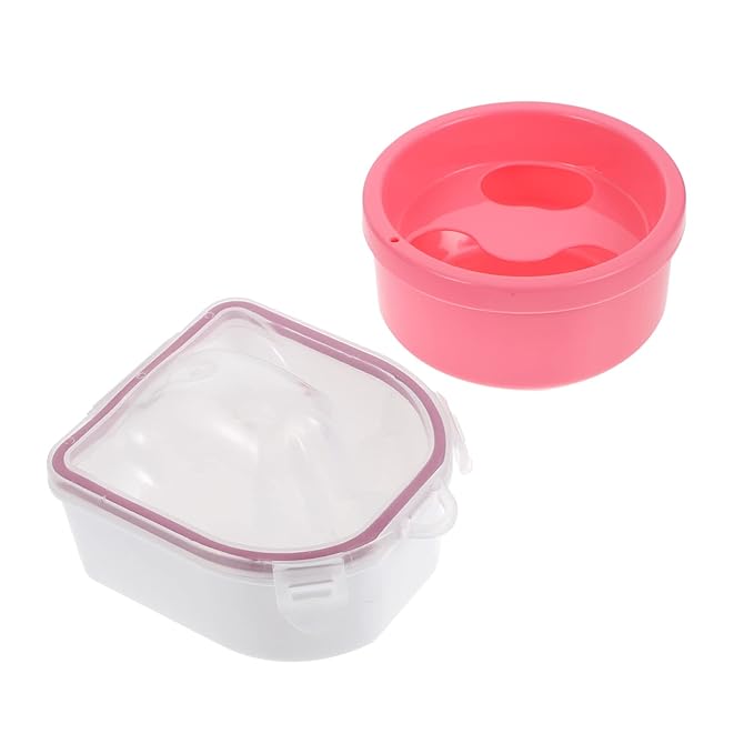 2pcs Hand Soaking Bowl Nail Salon Bowls for Pedicure Scrub Nail Hand Care