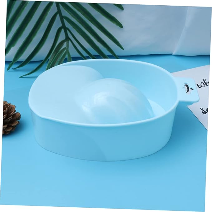 1pc Single-layer Nail Care Bowl for Soaking and Removal Manicure Tray for Home Salon Use Fits up to Nails for Cuticle Softening and Art Preparation