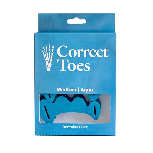 Correct Toes – Bunion Corrector, Toe Separator & Toe Spacers for Men and Women, Unisex, Aqua, X-Small