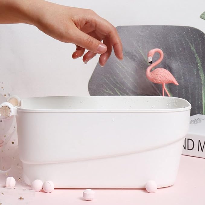 FRCOLOR Nail Soaking Bowl for Manicure Hand Soaking Bowl Nails Soak Container Plastic Hand Care Soak Bowl for Home DIY and Professional Nail Art Salon