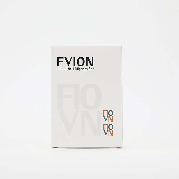 FVION Large Nail Clippers with Catcher - 2pcs Set | Anti-Splash Toenail Clipper and Finger Nail Clipper Adult for Effortless Nail Care | Self-Collecting Nail Cutters for Impeccable Nails
