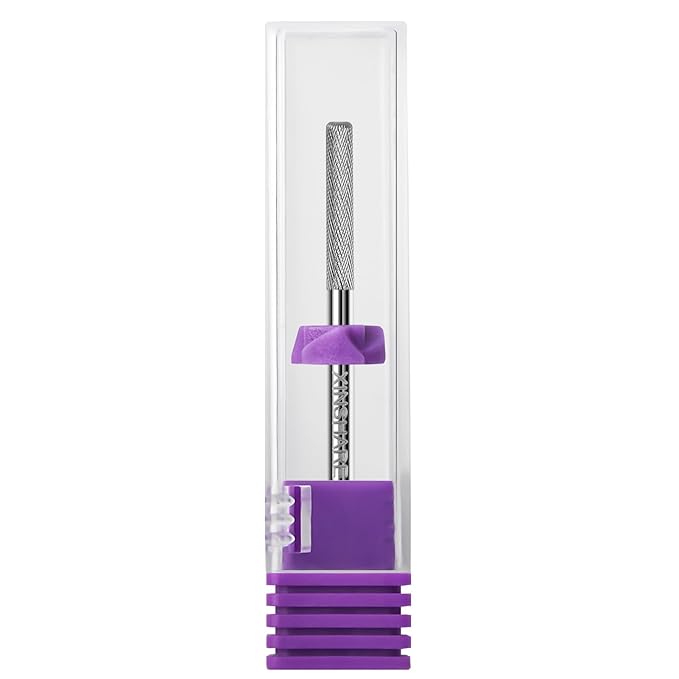 Nail Drill Bit 3/32 Inch Tungsten Carbide Professional Nature Nail Buffer Bit for Nail Cuticle Clean Manicure Pedicure Nail Efile Safety Gel Remover Home Salon Using,XXXF