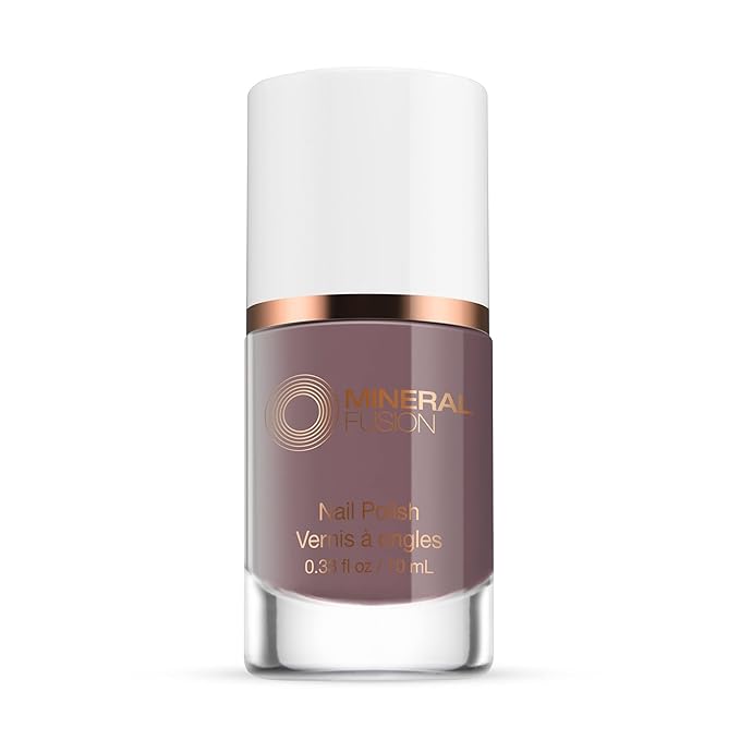 Mineral Fusion Nail Polish, Pink Purple, Mauve Ur Hips Mauve Ur Hips 0.33 Fl Oz (Pack of 1)