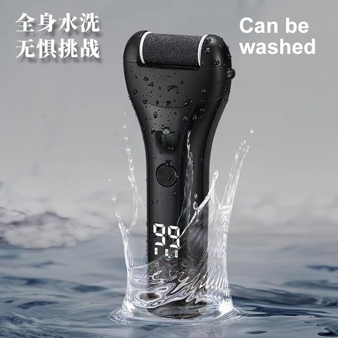 Electric Waterproof Callus Remover for Feet,3 Speed, Powerful Sander Grinder Pedicure Hard Dead Skin Remover. Rechargeable Portable Electronic Foot File Pedicure Kits.3 Rollers