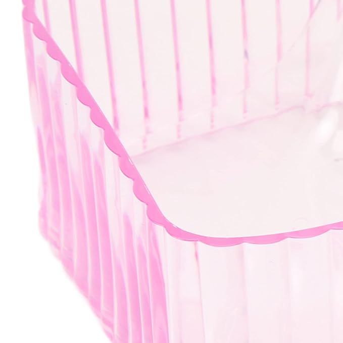 Hand Soaking Bowl, ANGGREK Acrylic Nail Soak Off Bowl Nail Remover Bowl for Soften Dead Skin Clean Remover Gel Polish Nail Manicure Wash Soaker Tray for Beauty Salon (Transparent )