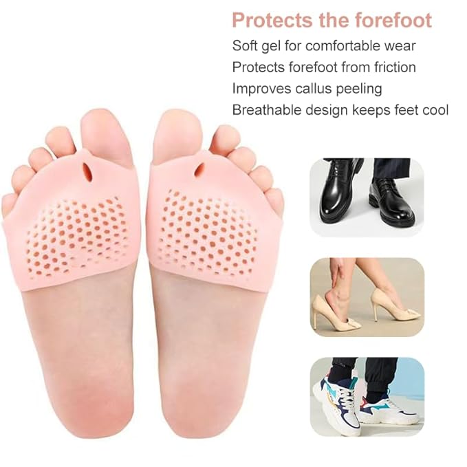 Toe separators for Women & Men， ball of foot bunion corrector toe spacers ，toe protectors women，4-Pairs bunion pads,2025 New