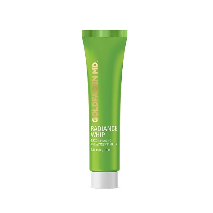 GOLDFADEN MD Radiance Whip Treatment Mask | Deep Hydration & Even‑Tone Peptide Face Mask| Vegan Clean Formula| Trial 10ml