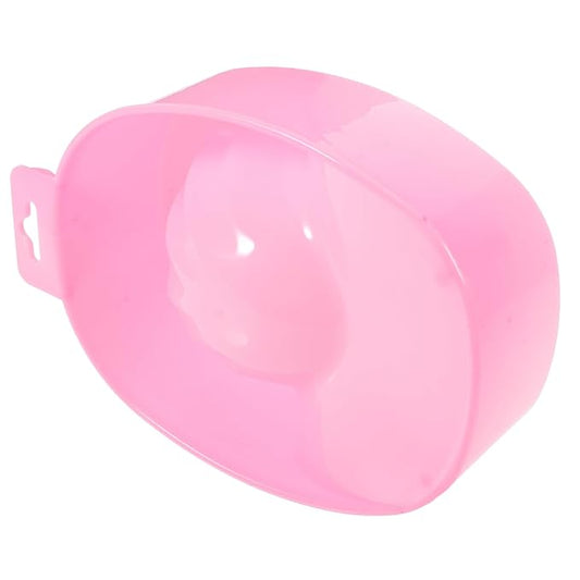 1pc Single-layer Nail Soaking Bowl for Manicure Care Rectangular Design Watermelon Red for Nail Treatment and False Removal