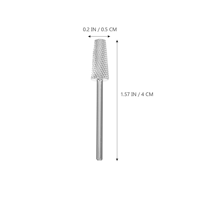 minkissy 3pcs Diamond Nail Drill Bits, Professional Grinding Heads for Manicure and Pedicure, Nail Polish Accessories for Acrylic Gel Nails