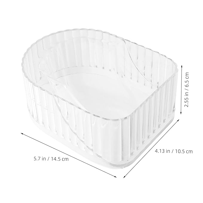 Nail Soaking Bowl for Manicure Ergonomic Design for Softening Dead Skin and Cleaning Nails